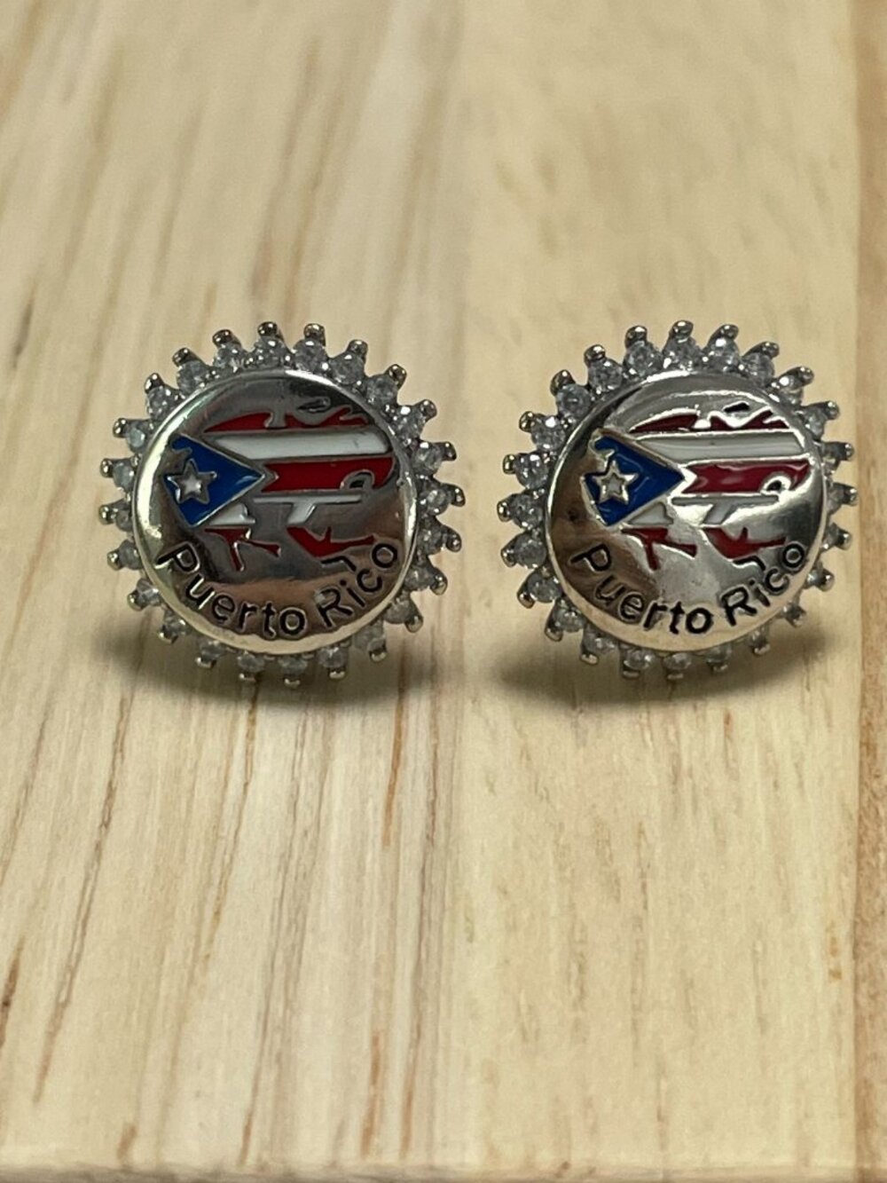 Puerto Rico Exclusive Dainty Solid 925 Silver Studs for Cartilage/Pierced Ears